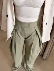 Pantalon balloon detalle pinzas