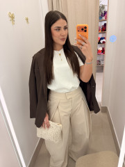 Pantalon balloon detalle pinzas