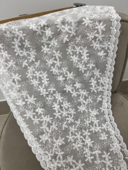 Pañuelo encaje blanco