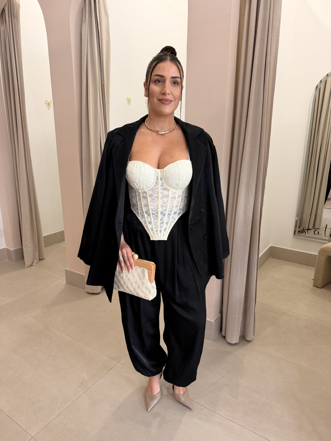 Corsé ballena encaje