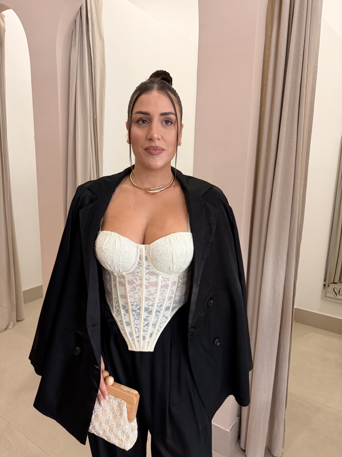 Corsé ballena encaje