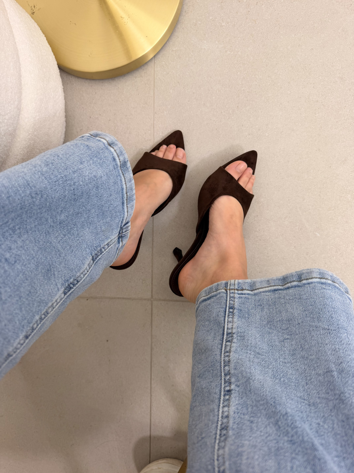 Sandalia paula marrón chocolate