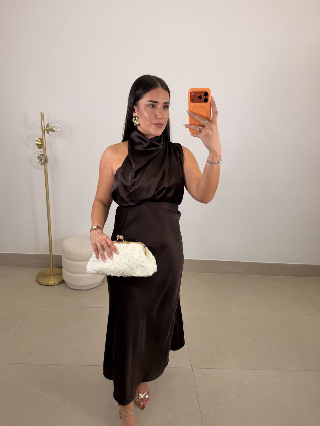 Vestido Athenea marron