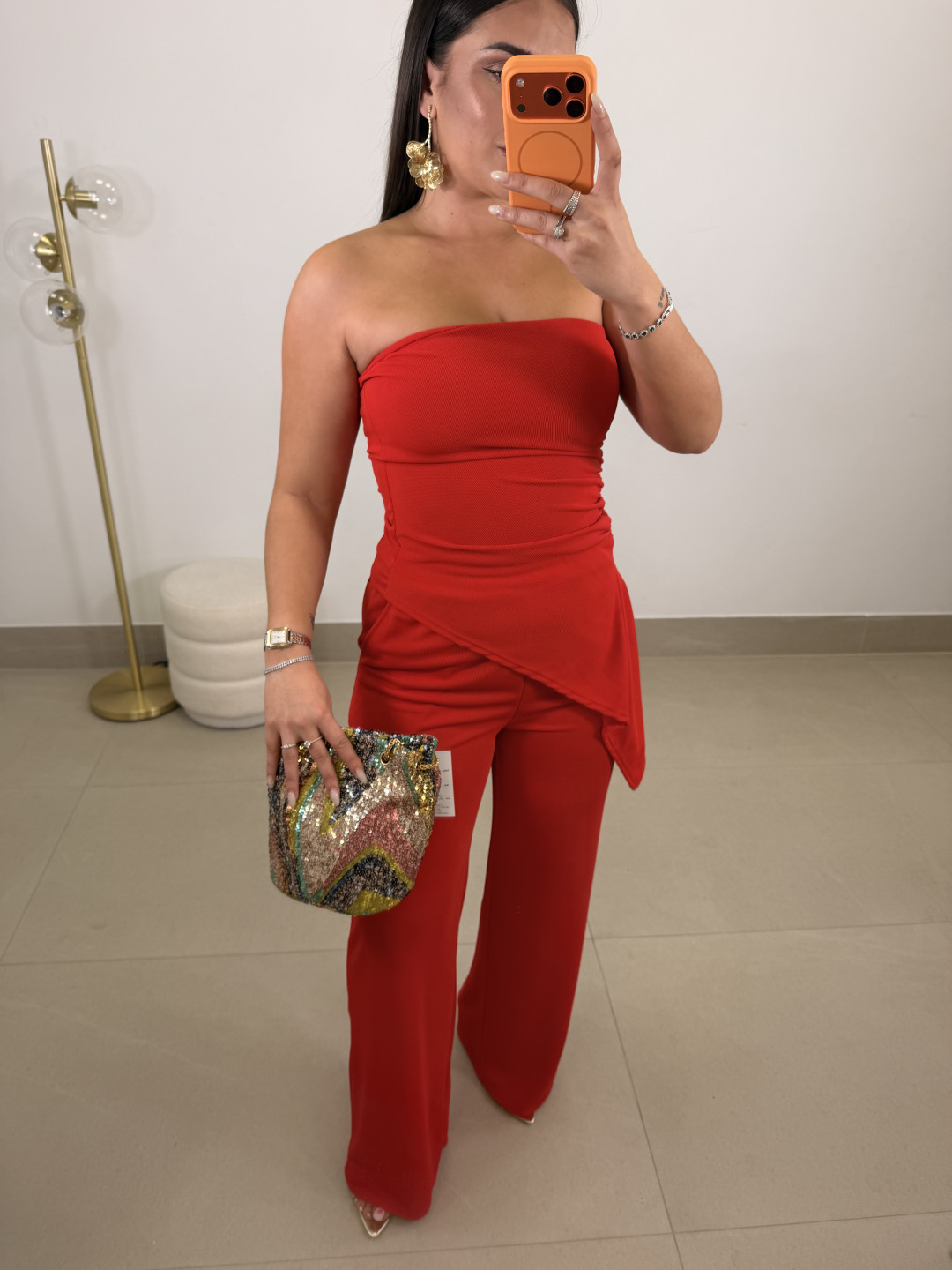 Conjunto Florencia rojo