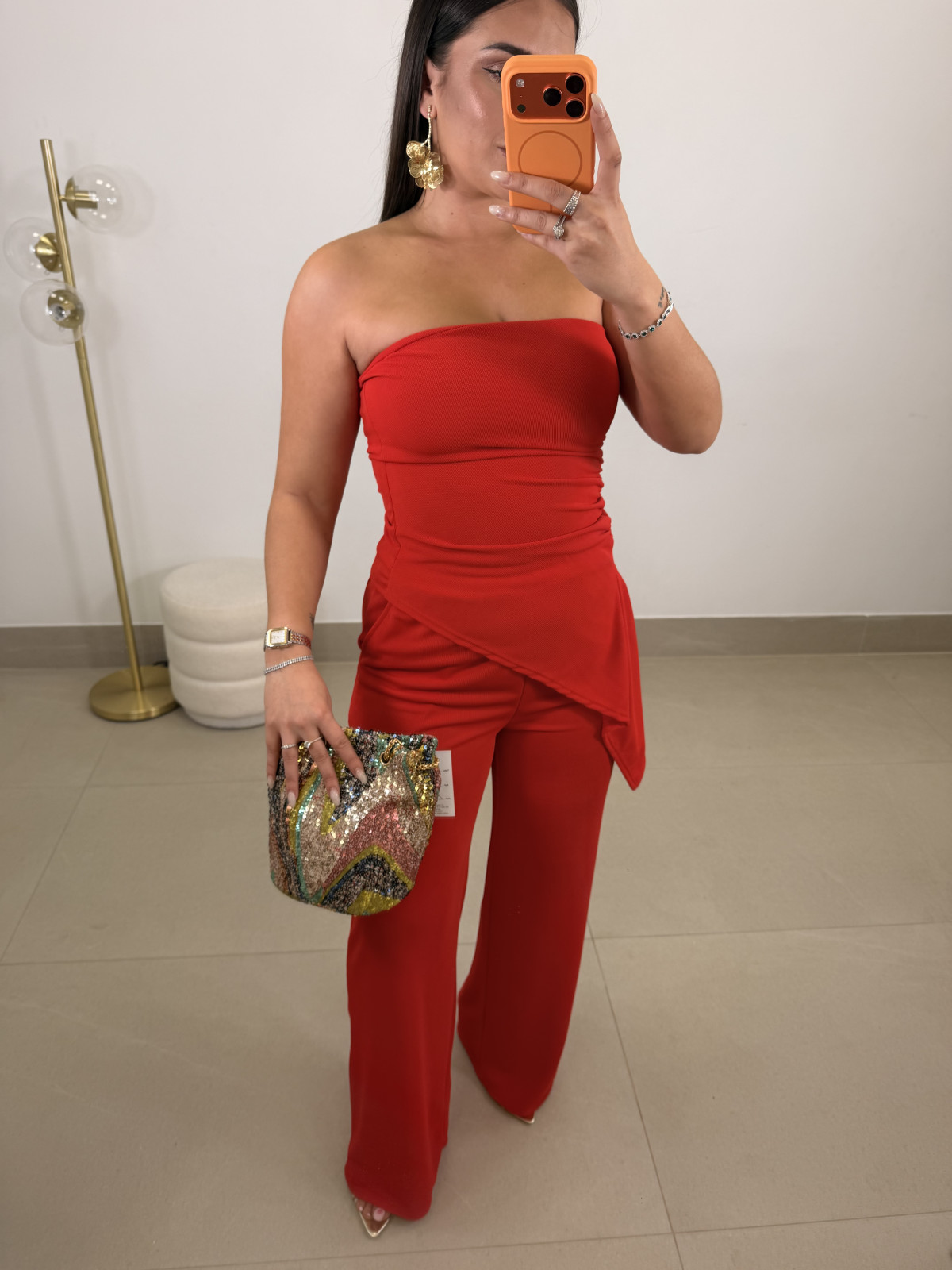 Conjunto Florencia rojo