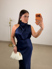 Vestido Athenea azul