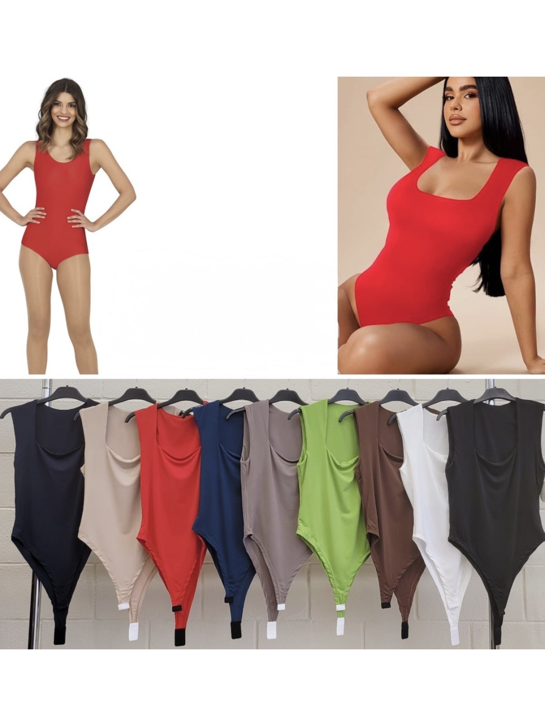 Body escote cuadrado