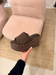 Zueco marron chocolate