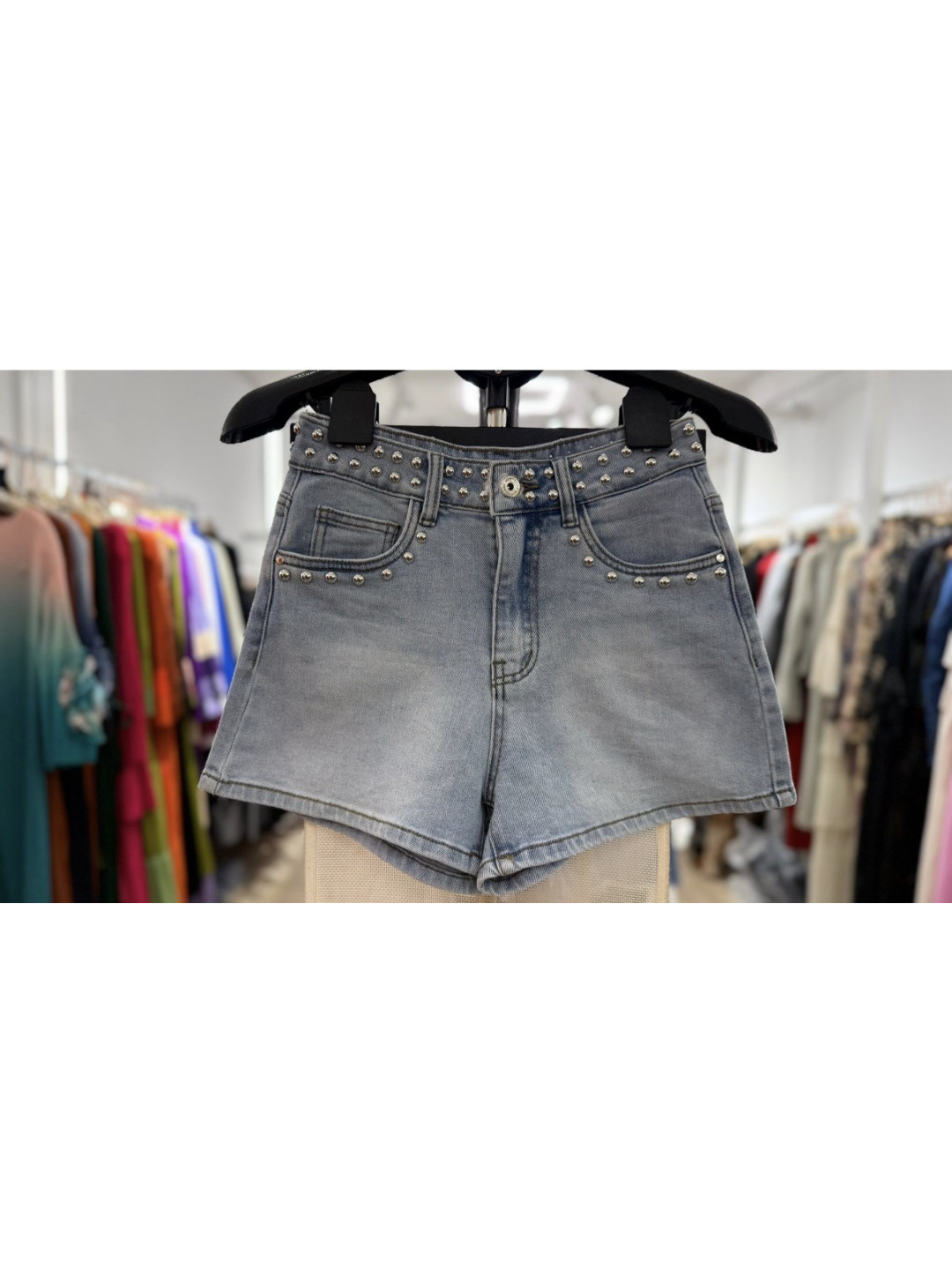 Short detalle estrella animal print