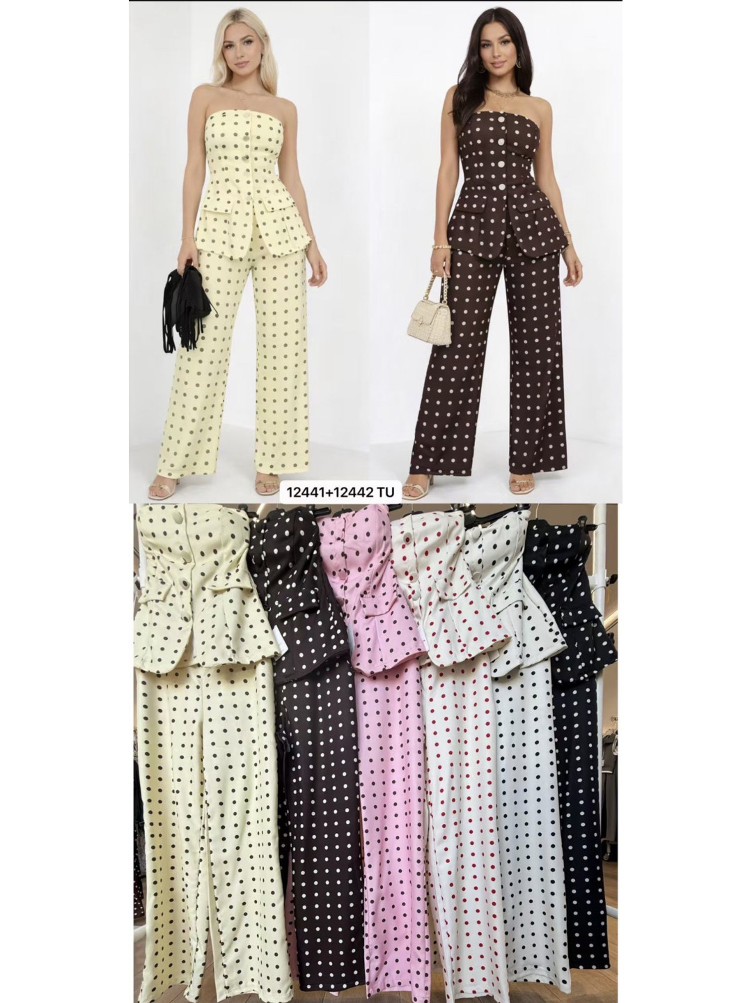 Total look lunares detalle pemplum