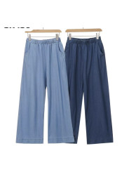 Pantalon fluido vaquero