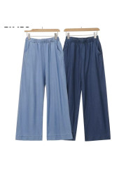 Pantalon fluido vaquero