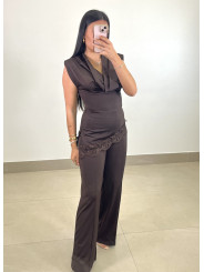 Conjunto Elena chocolate