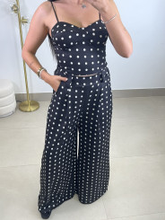 Total look lunares negro