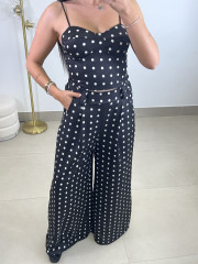 Total look lunares negro