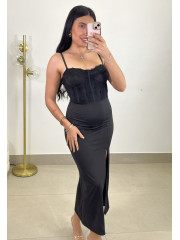 Vestido malaga negro