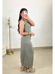 Vestido lino largo