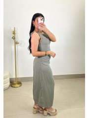 Vestido lino largo