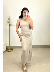 Vestido lino largo