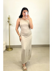 Vestido lino largo