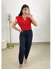 Top Elena rojo