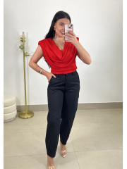 Top Elena rojo