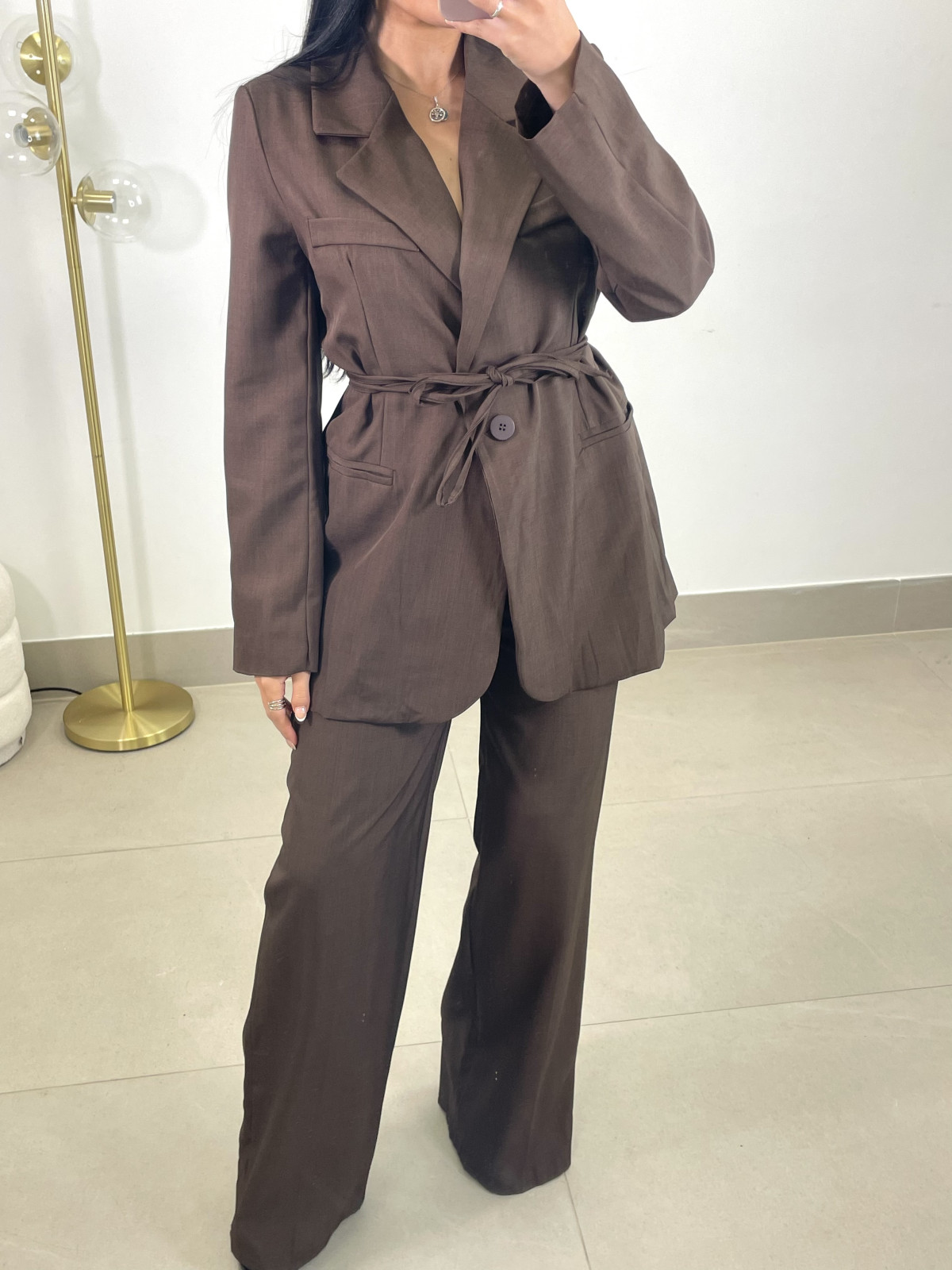 Conjunto Cristina chocolate