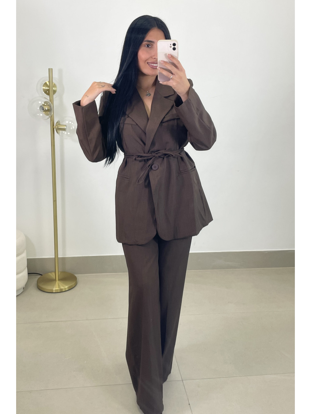 Conjunto Cristina chocolate