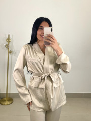 Total look Valentina beige