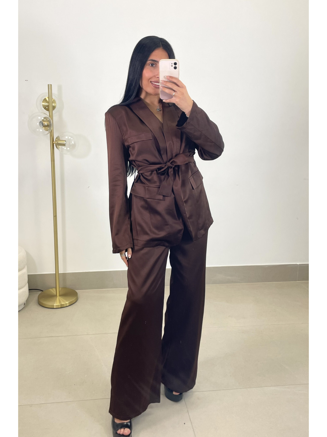 Conjunto valentina chocolate