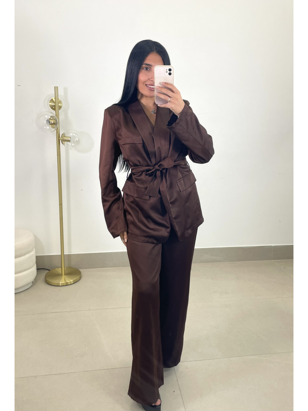 Conjunto valentina chocolate