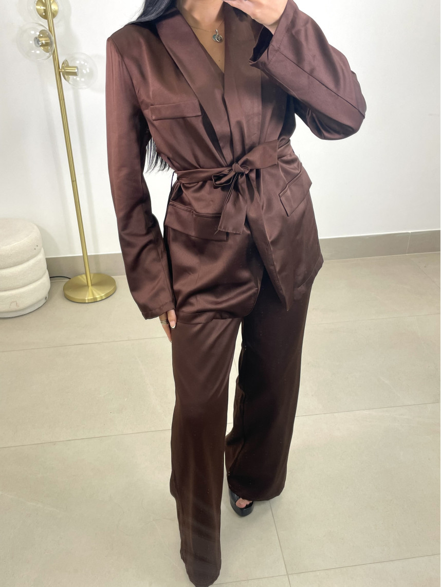 Conjunto valentina chocolate