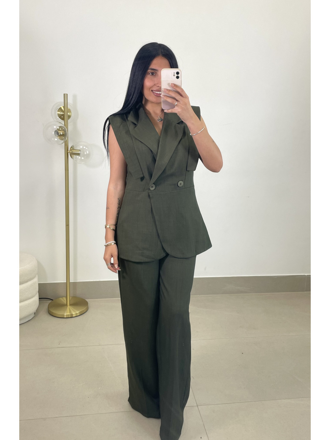 Conjunto Blanca verde