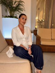 CAMISA ENTALLADA BLANCA EXCLUSIVE