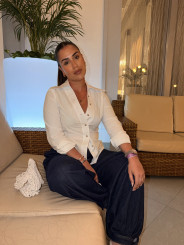 CAMISA ENTALLADA BLANCA EXCLUSIVE