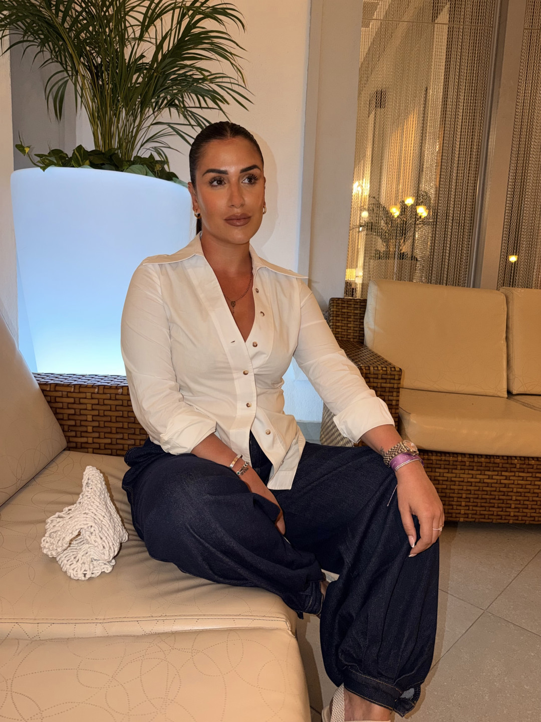 CAMISA ENTALLADA BLANCA EXCLUSIVE