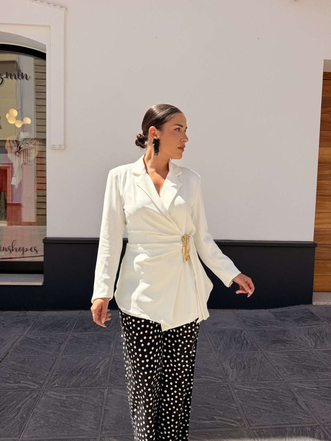 Pantalon lunar tipo barrel