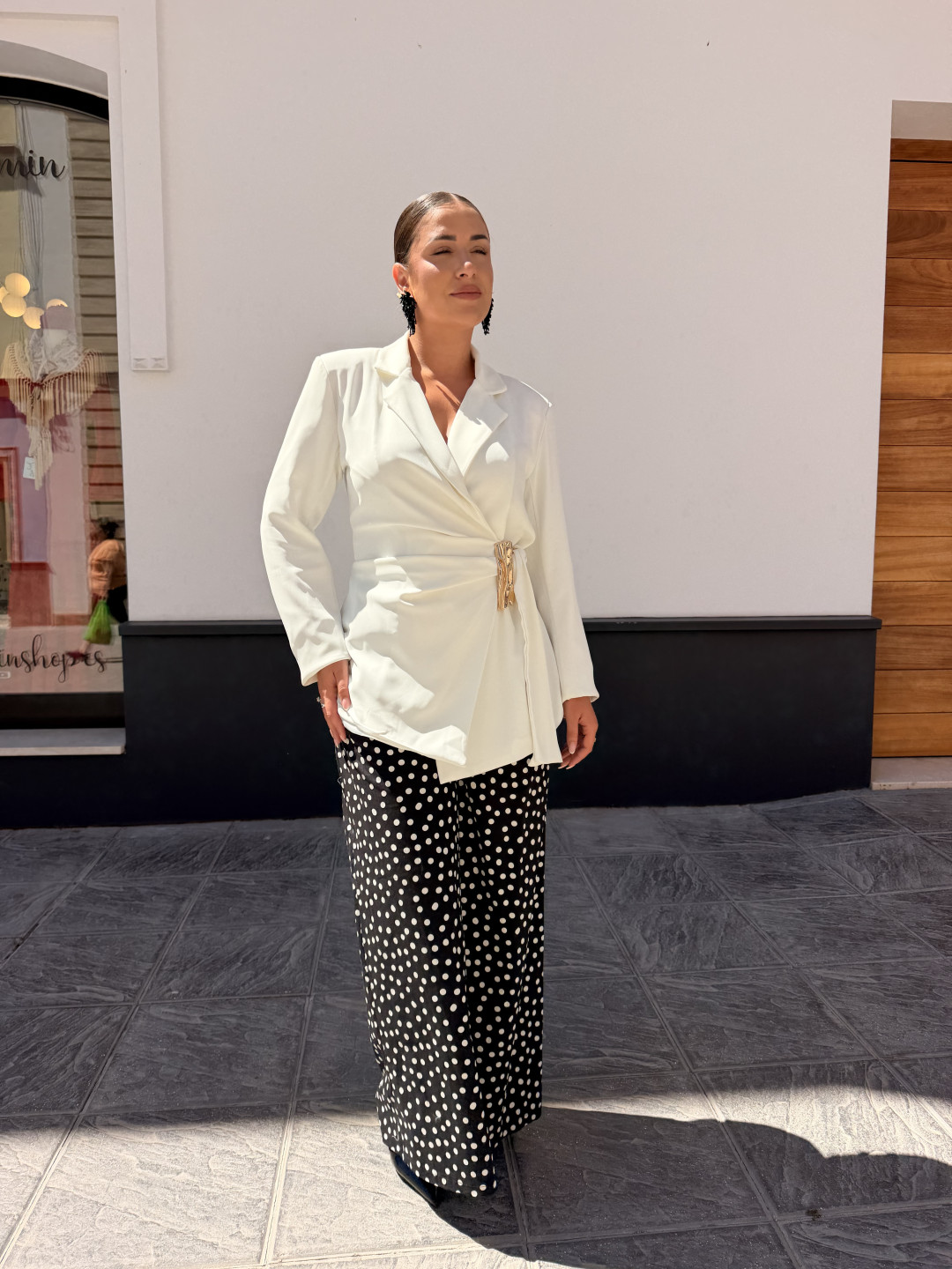 Pantalon lunar tipo barrel