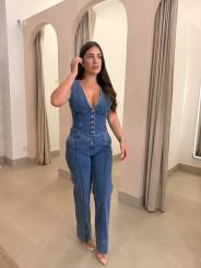 TOP DENIM TOTAL LOOK MARTA