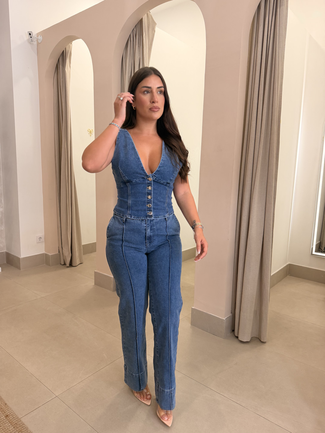 TOP DENIM TOTAL LOOK MARTA