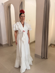 Bata perforada con piquillo Maria