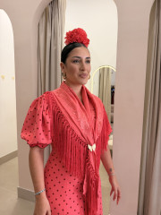 Bata Marisma rosa frambuesa con lunar tomado