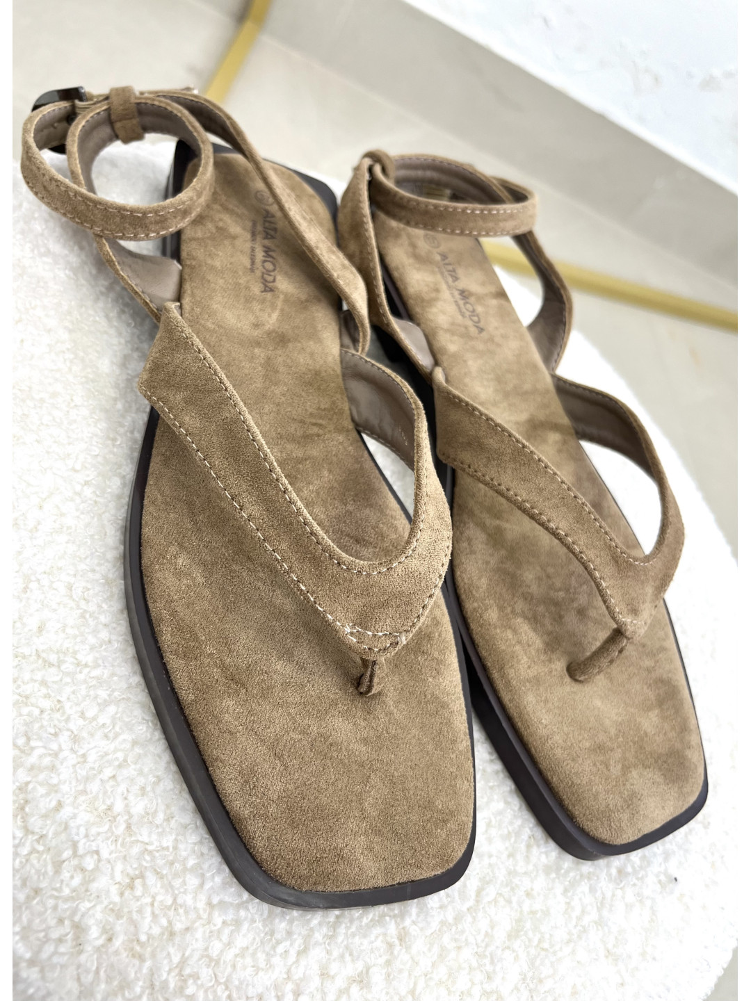 Pala piel antelina camel