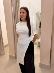 camiseta asimetrica larga