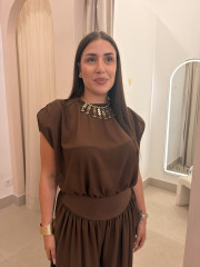Conjunto selena marron