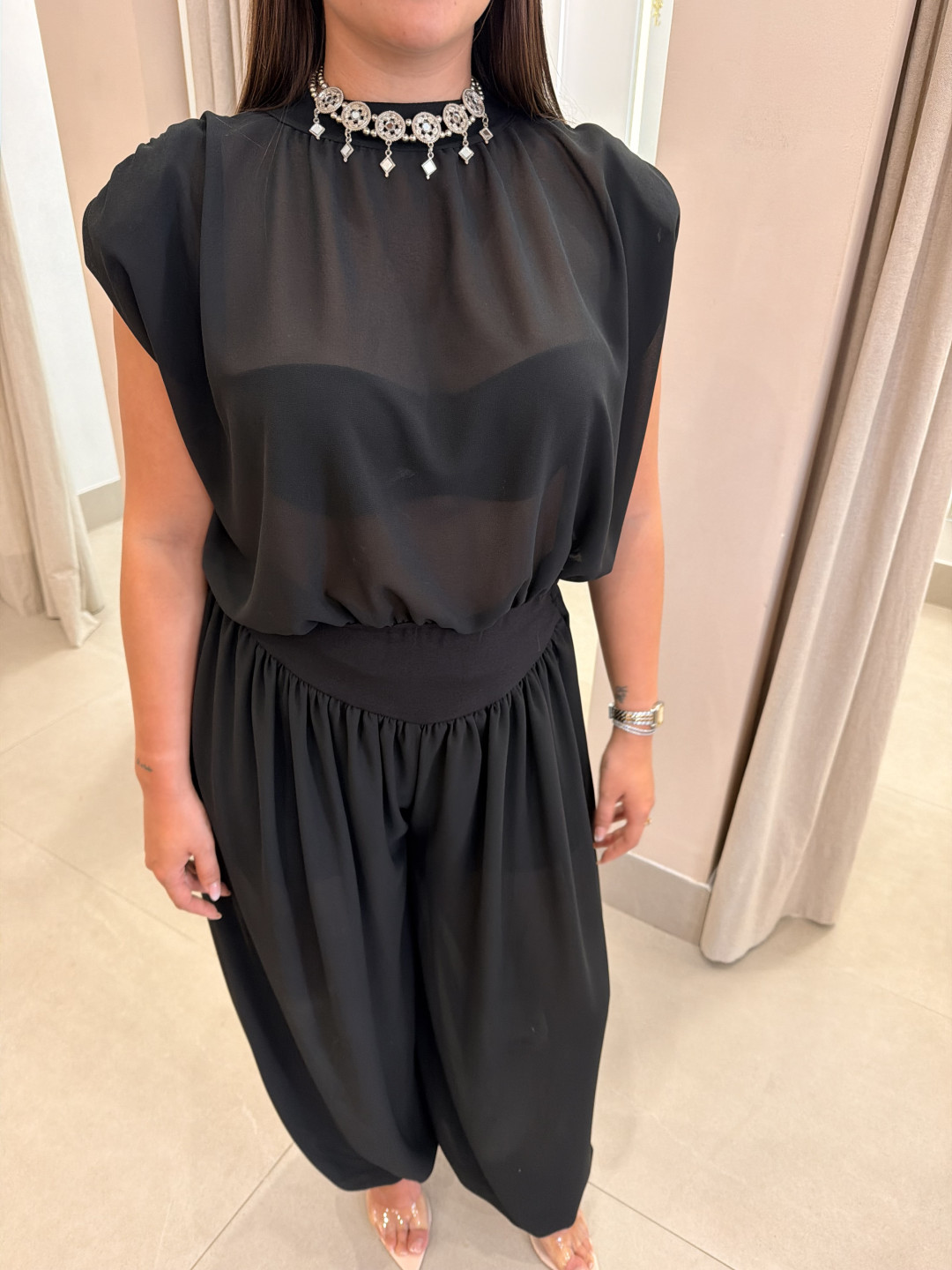 Conjunto selena negro