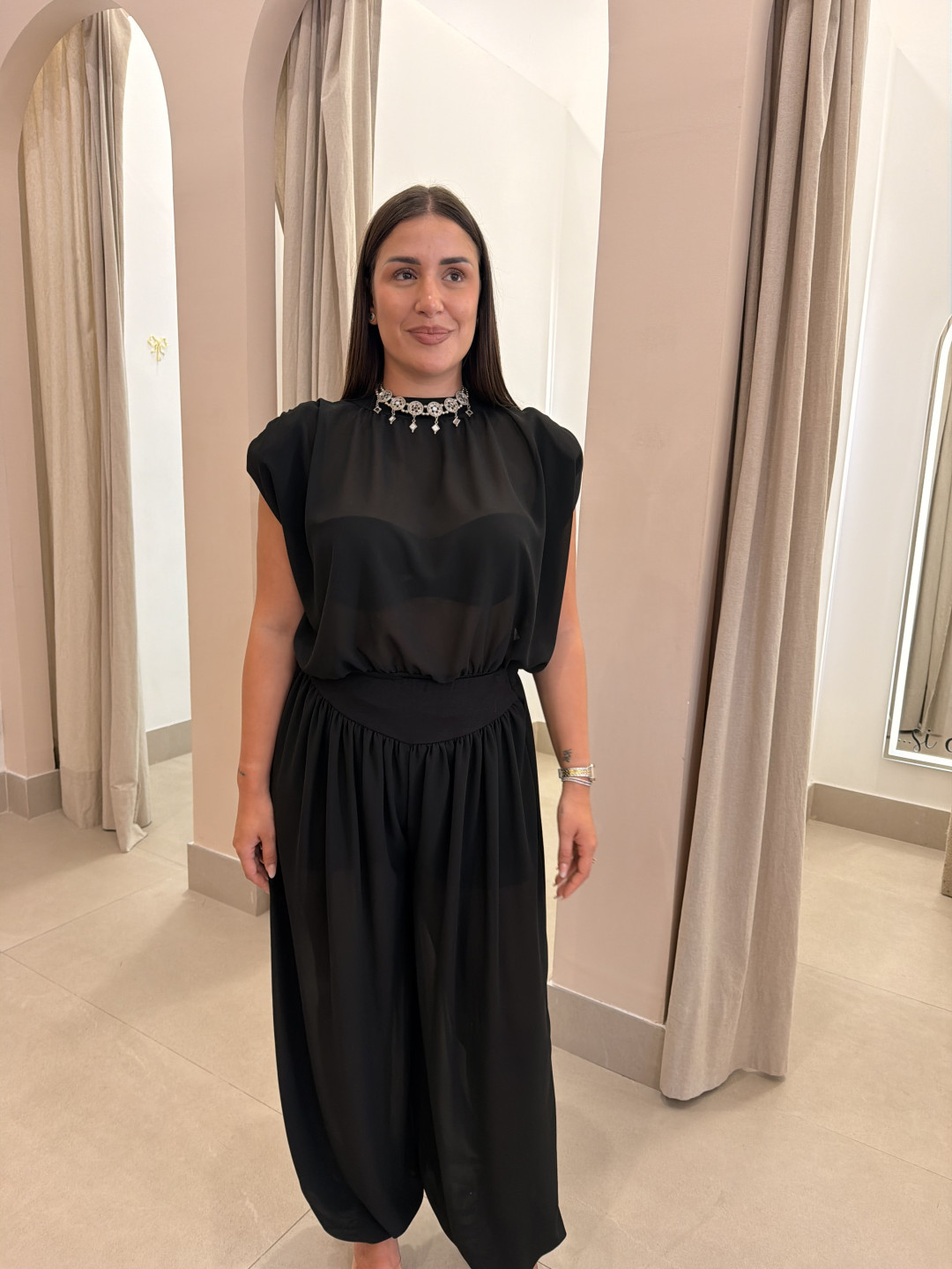 Conjunto selena negro