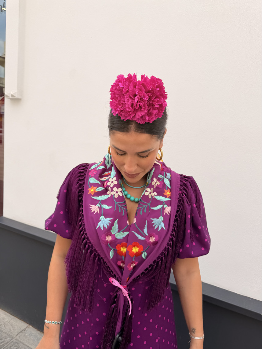 Manton marisma bugambilla flores