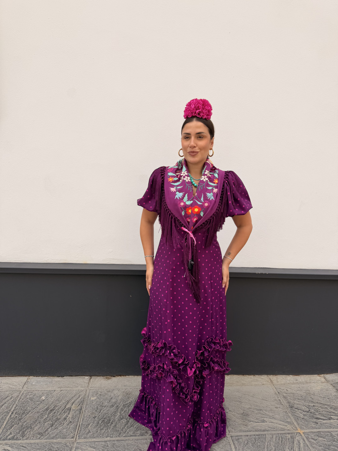 Manton marisma bugambilla flores