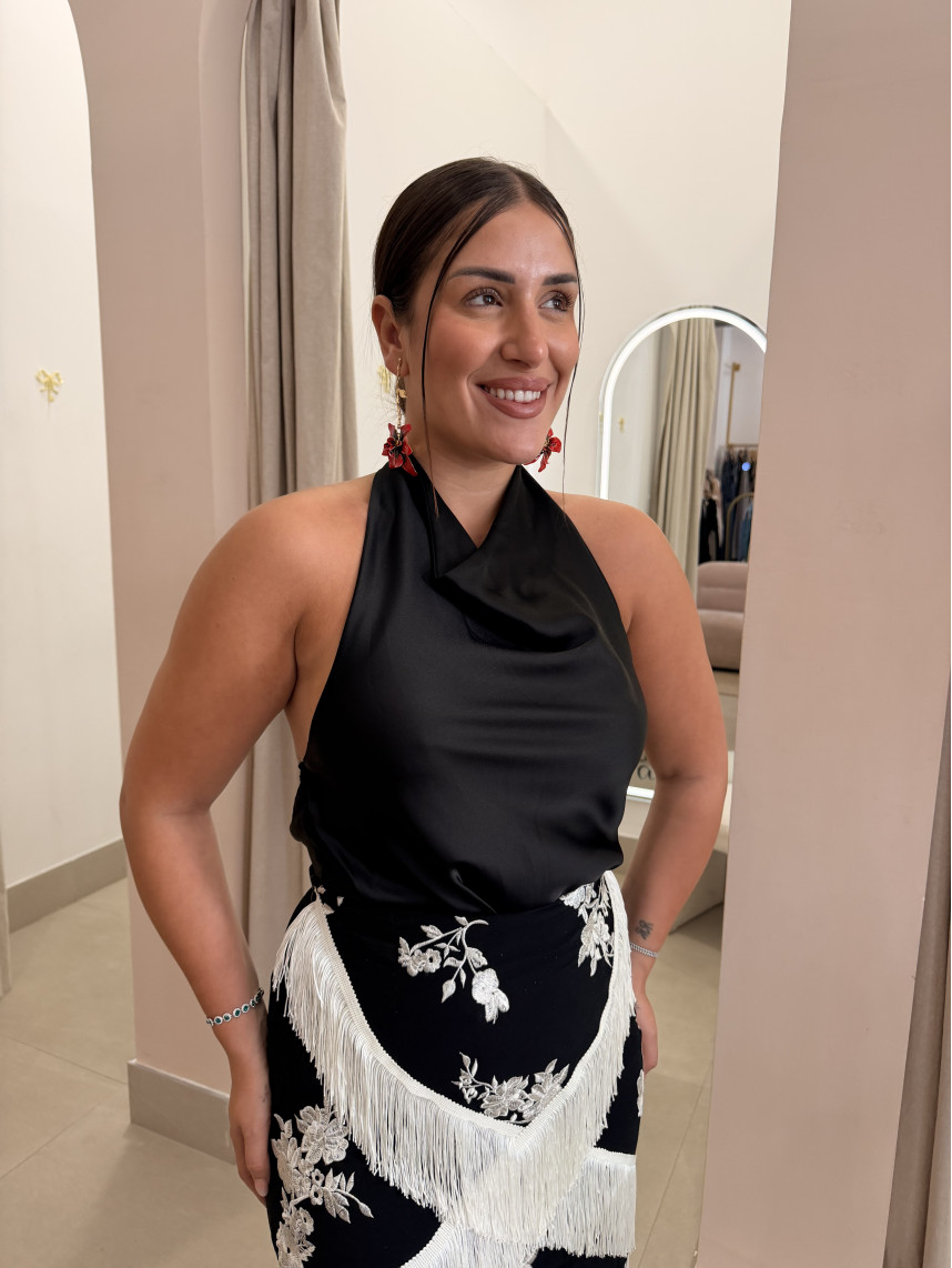 top fabiana negro